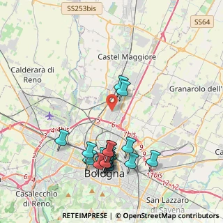 Mappa Via dell'Arcoveggio, 40126 Bologna BO, Italia (4.33556)
