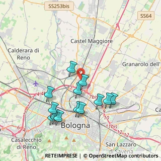 Mappa Via dell'Arcoveggio, 40126 Bologna BO, Italia (3.93846)