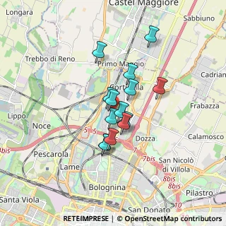 Mappa Via dell'Arcoveggio, 40126 Bologna BO, Italia (1.195)
