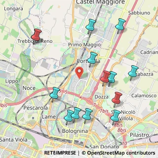 Mappa Via dell'Arcoveggio, 40126 Bologna BO, Italia (2.43571)