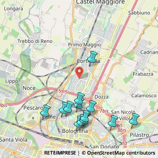 Mappa Via dell'Arcoveggio, 40126 Bologna BO, Italia (2.49615)