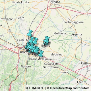 Mappa Via Fantini, 40054 Budrio BO, Italia (11.291)