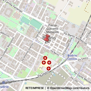 Mappa Via Andrea Costa, 5, 40054 Budrio, Bologna (Emilia Romagna)