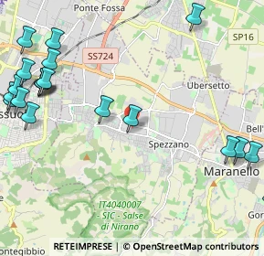 Mappa Via Ferrari - Carazzoli, 41042 Fiorano Modenese MO, Italia (3.1165)