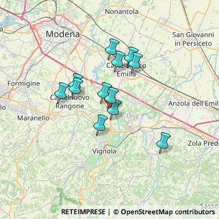 Mappa Via dei Liutai, 41057 Spilamberto MO, Italia (5.59333)