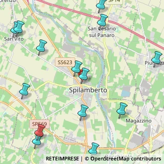 Mappa Via dei Liutai, 41057 Spilamberto MO, Italia (3.07714)