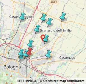 Mappa Via Gian Luigi Lazzari, 40057 Granarolo dell'Emilia BO, Italia (3.7)