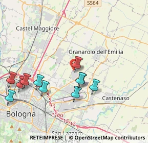 Mappa Via Gian Luigi Lazzari, 40057 Granarolo dell'Emilia BO, Italia (4.23091)