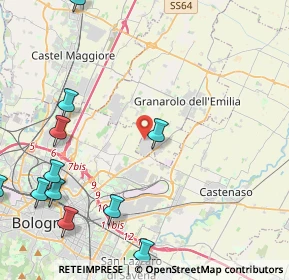 Mappa Via Gian Luigi Lazzari, 40057 Granarolo dell'Emilia BO, Italia (5.97182)