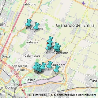Mappa Via Gian Luigi Lazzari, 40057 Granarolo dell'Emilia BO, Italia (1.6955)
