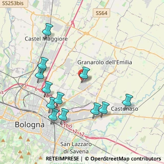 Mappa Via Gianluca Lazzari, 40057 Granarolo dell'Emilia BO, Italia (4.42917)