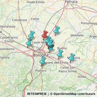 Mappa Via Gianluca Lazzari, 40057 Granarolo dell'Emilia BO, Italia (8.76818)