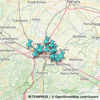 Mappa Via Gianluca Lazzari, 40057 Granarolo dell'Emilia BO, Italia (7.82714)