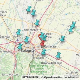 Mappa Via Gianluca Lazzari, 40057 Granarolo dell'Emilia BO, Italia (8.06467)