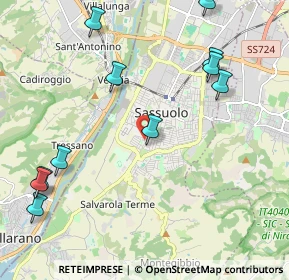 Mappa Viale Pilo, 41049 Sassuolo MO, Italia (2.60364)