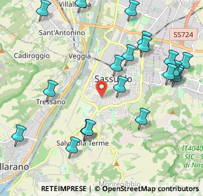 Mappa Viale Pilo, 41049 Sassuolo MO, Italia (2.449)