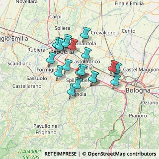 Mappa Via Tacchini, 41057 Spilamberto MO, Italia (10.7255)
