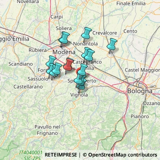 Mappa Via Gian Lorenzo Bernini, 41057 Spilamberto MO, Italia (9.95875)