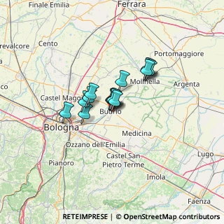 Mappa Via Massimiliano Maria Kolbe, 40054 Budrio BO, Italia (7.824)