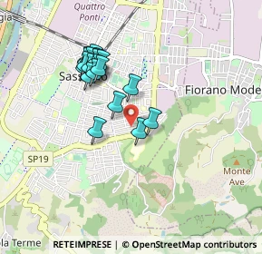 Mappa Viale Milano, 41049 Sassuolo MO, Italia (0.8165)