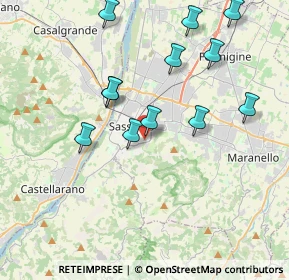 Mappa Viale Milano, 41049 Sassuolo MO, Italia (3.94083)