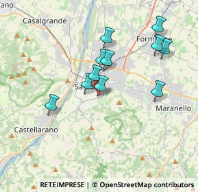 Mappa Viale Milano, 41049 Sassuolo MO, Italia (3.28636)