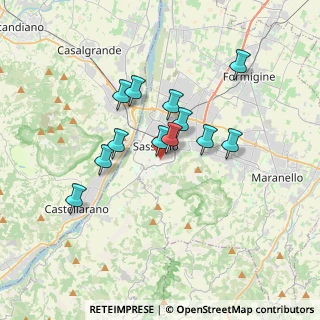 Mappa Viale Alfredo Catalani, 41049 Sassuolo MO, Italia (2.8875)