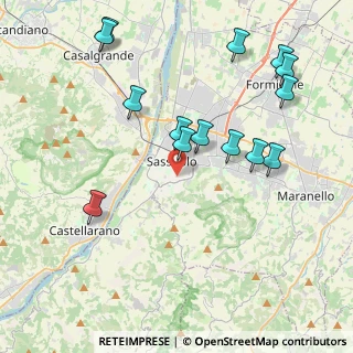 Mappa Viale Alfredo Catalani, 41049 Sassuolo MO, Italia (4.49429)