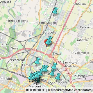 Mappa Via Giovanni Papini, 40129 Bologna BO, Italia (2.9085)