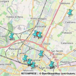 Mappa Via Giovanni Papini, 40128 Bologna BO, Italia (2.89545)