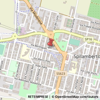 Mappa Via Enrico Berlinguer,  29, 41057 Spilamberto, Modena (Emilia Romagna)
