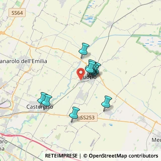 Mappa Via C. Battisti, 40054 Budrio BO, Italia (2.54)
