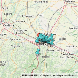 Mappa Via Sant'Agnese, 40132 Bologna BO, Italia (6.94231)