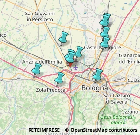 Mappa Via Sant'Agnese, 40132 Bologna BO, Italia (6.28909)