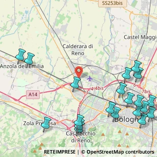 Mappa Via Sant'Agnese, 40132 Bologna BO, Italia (6.508)