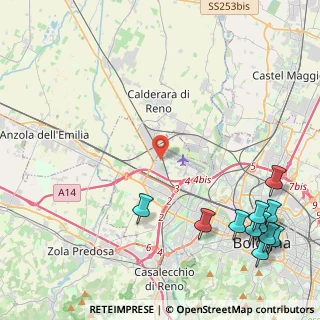 Mappa Via Sant'Agnese, 40132 Bologna BO, Italia (6.47727)