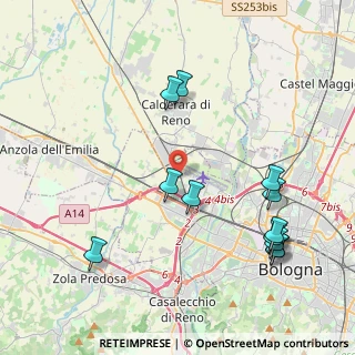 Mappa Via Sant'Agnese, 40132 Bologna BO, Italia (4.69083)