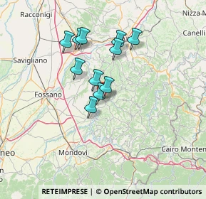 Mappa Viale Gabetti, 12063 Dogliani CN, Italia (11.07364)