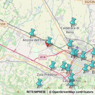 Mappa Via I° Maggio, 40011 Anzola dell'Emilia BO, Italia (5.92813)