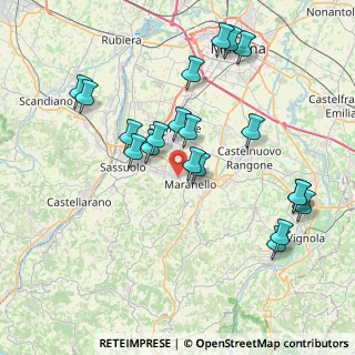 Mappa Via Enrico Toti, 41042 Fiorano modenese MO, Italia (8.18)