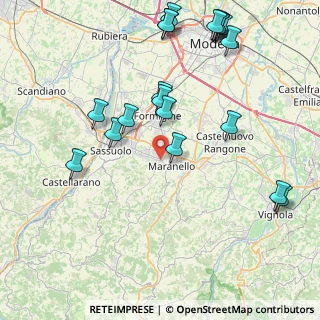 Mappa Via Enrico Toti, 41042 Fiorano modenese MO, Italia (10.0755)