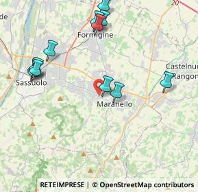 Mappa Via Enrico Toti, 41042 Fiorano modenese MO, Italia (4.56417)