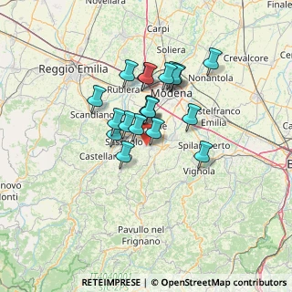 Mappa Via Enrico Toti, 41042 Fiorano modenese MO, Italia (10.383)
