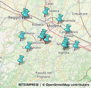 Mappa Via Enrico Toti, 41042 Fiorano modenese MO, Italia (14.66)