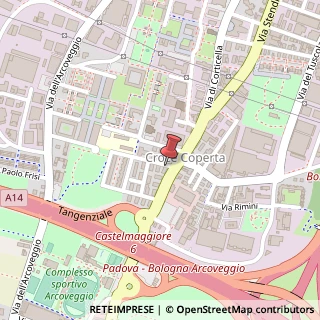 Mappa Via di Corticella, 180/45, 40128 Bologna, Bologna (Emilia Romagna)