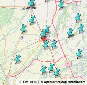 Mappa Via Castelrinaldo, 12045 Fossano CN, Italia (10.149)