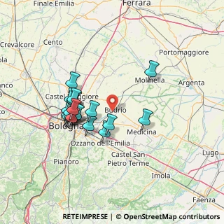 Mappa Via Forlani, 40054 Budrio BO, Italia (12.8695)