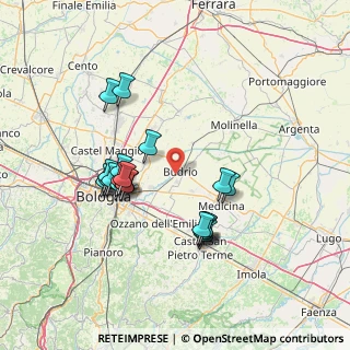 Mappa Via Forlani, 40054 Budrio BO, Italia (13.6635)