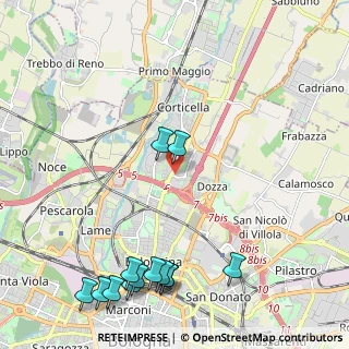 Mappa Via Castel Bolognese, 40128 Bologna BO, Italia (2.89538)