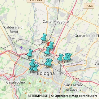Mappa Via Giuseppe Gioacchino Belli, 40128 Bologna BO, Italia (3.47154)